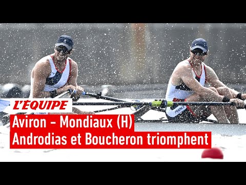Mondiaux d'aviron 2022 : Les Français Androdias et Boucheron sacrés champions du monde