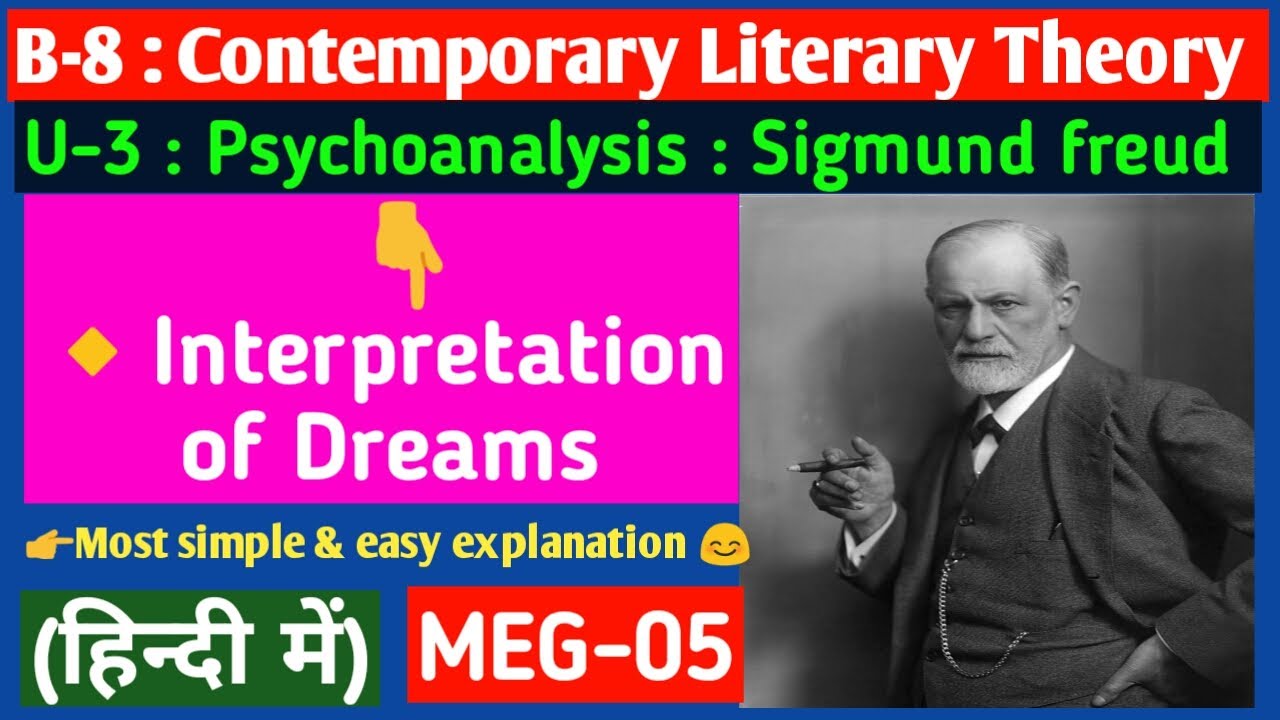 The Interpretation of Dreams by Sigmund Freud (summary in hindi) MEG