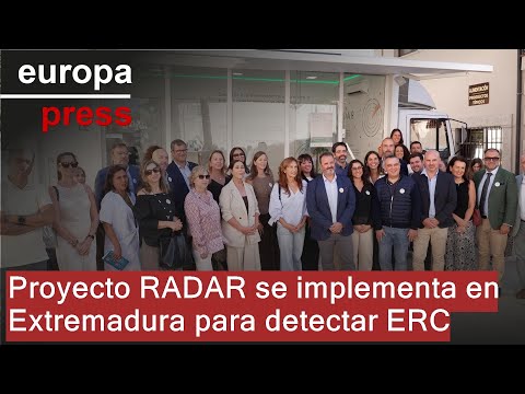Project RADAR Arrives in Extremadura to Detect Chronic Kidney Disease