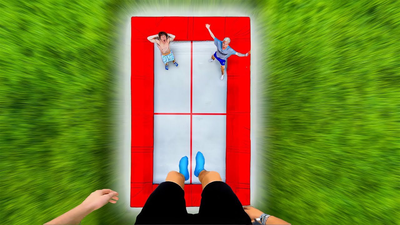 What We See Jumping on a $50,000 Trampoline!