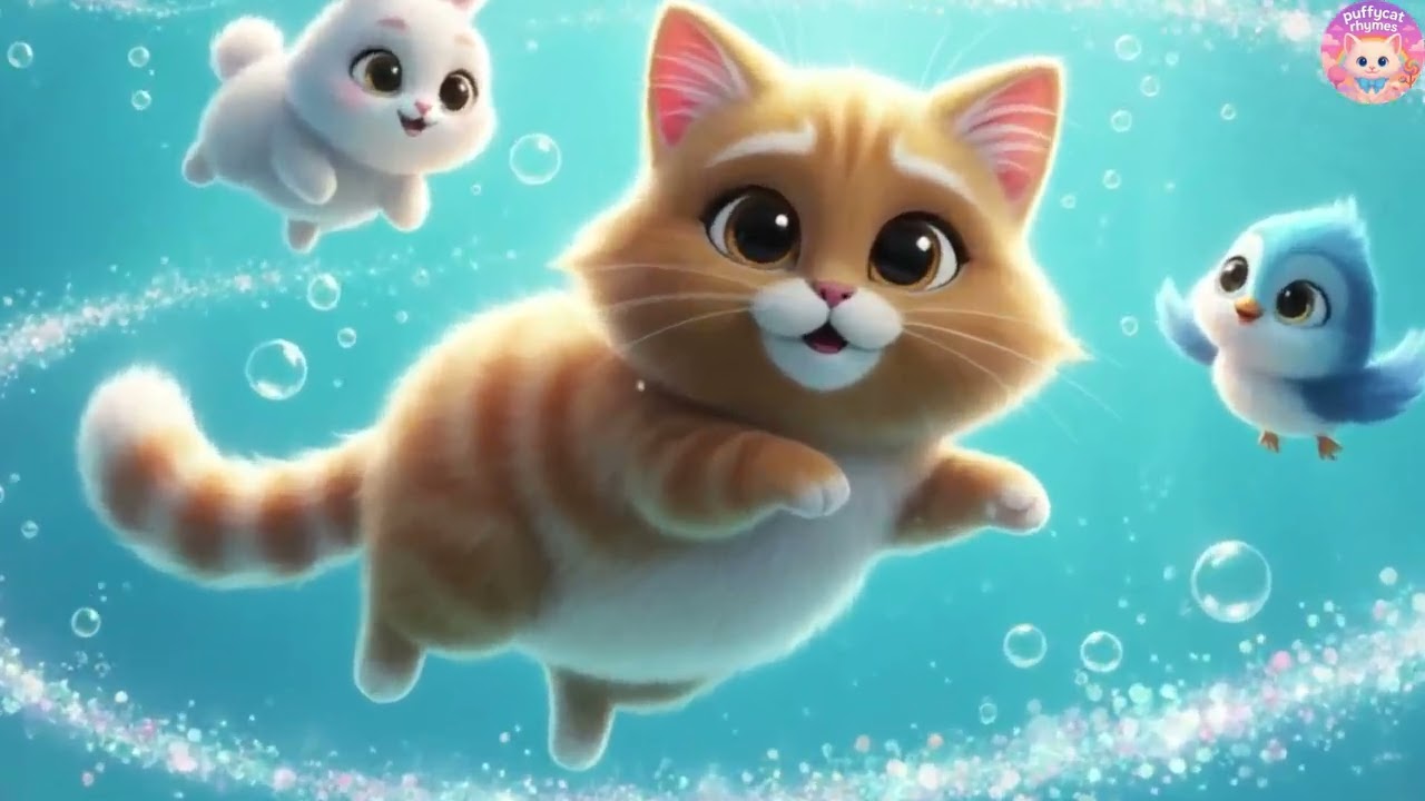 🎭🦁 Puffy Cat: Fun Animal Masks for Kids! – Guess the Animal, Pretend Play & Mask Dance Rhymes!