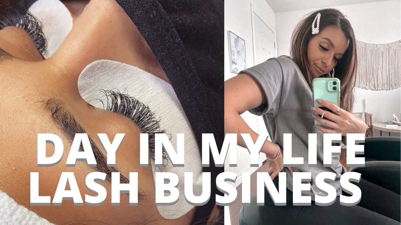 Day In My Life Small Lash Extension Business Online Course &Shipping Kits