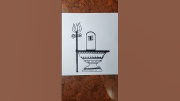 Shivling drawing 🕉 #shorts #trending #drawing #viral #shivratri