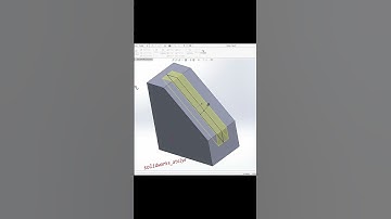 SolidWorks Örnek Çizim 196 (3D solid model example) #shorts #solidworks