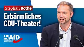 Pathetic CDU Political Theater! – Stephan Bothe (AfD)