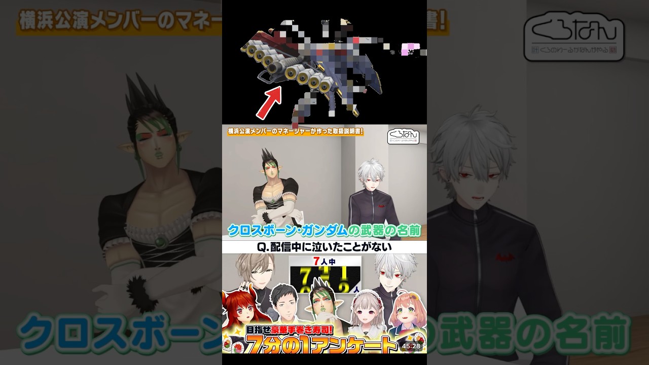 マネージャーとガンダムの話をする花畑チャイカ　#花畑チャイカ #にじさんじ #にじさんじ切り抜き #ガンダム　#花畑チャイカ切り抜き #クロスボーンガンダム