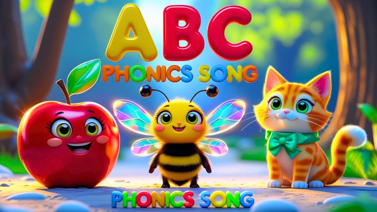 ABCD Song for Kids 🍉🍌| A for Apple 🍎 | Fun Learning song | Fruits Fun for Kids