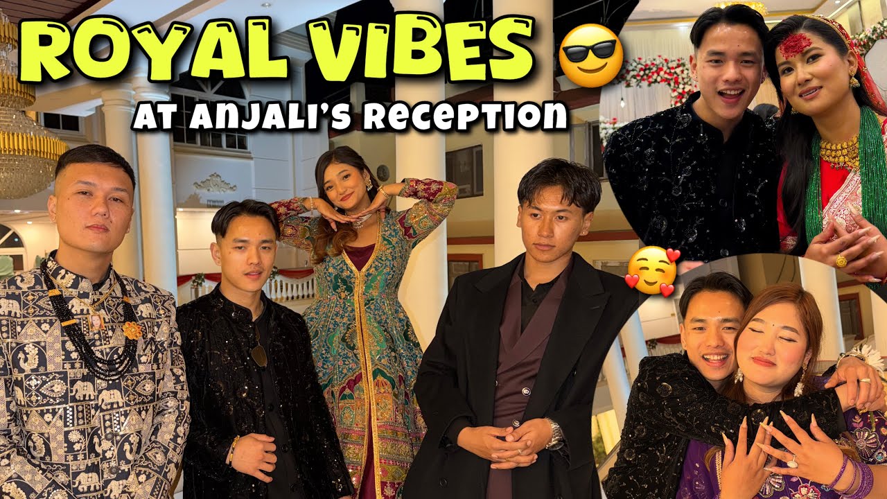 Anjali Ko Reception Ma Ramailo 🤩 || UK 🇬🇧 Bata Dai Bhauju Aaunu Vayo || Abishek Gurung