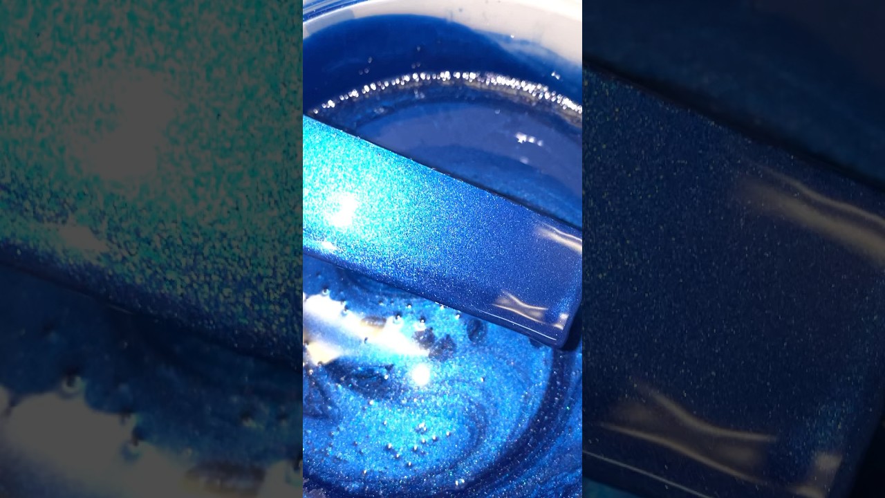 Subaru RS painted in 74F Rally Blue, finished job in a few days… 