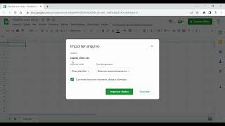 Como Abrir Arquivo CSV no Planilhas Google