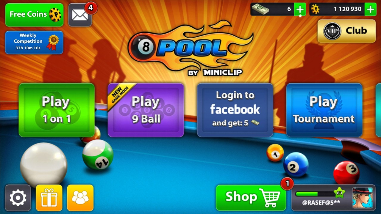 buy 8 ball pool account