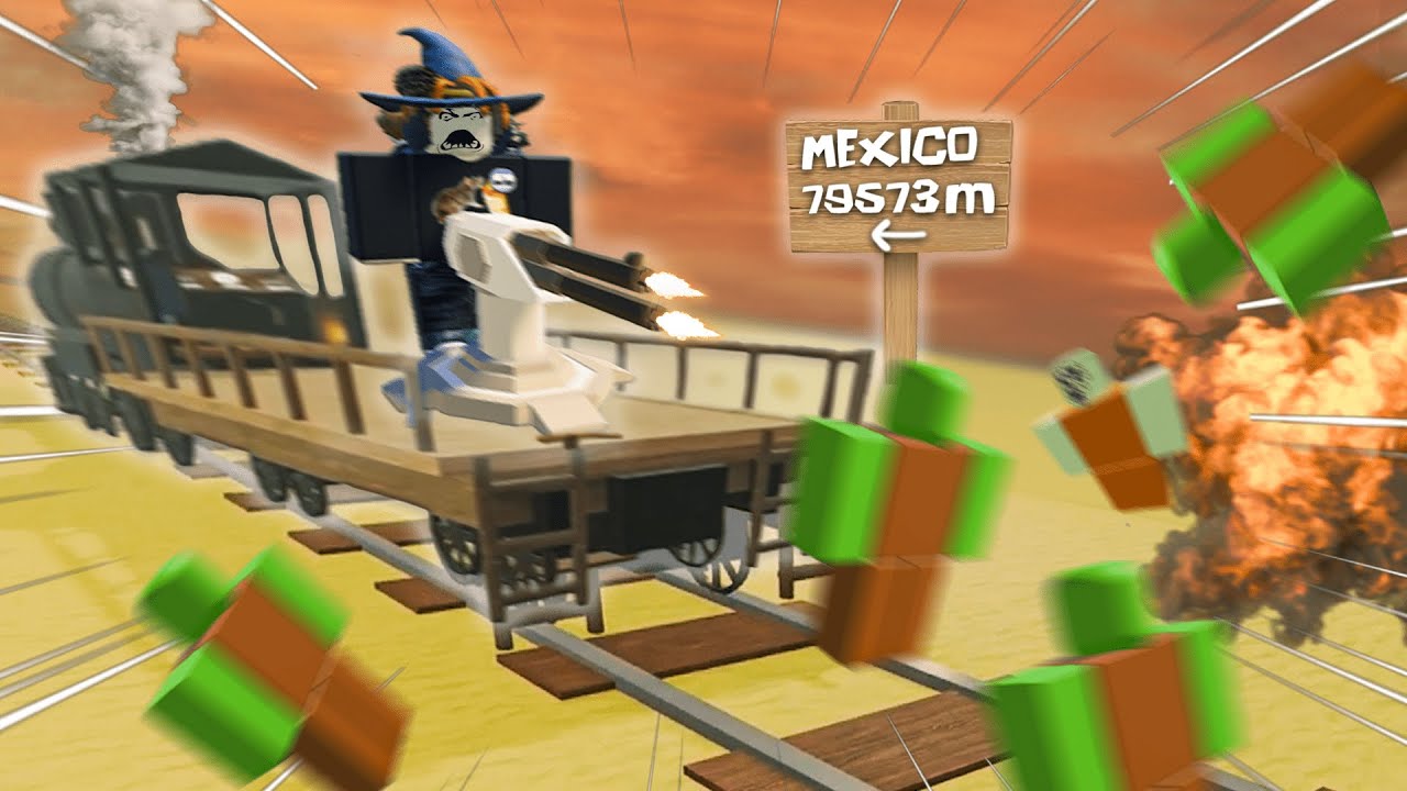 Un NOOB joaca Roblox DEAD RAILS 💀