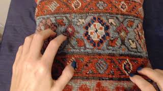 ASMR Request ~ Woven Wool Pillow Scratching w/Whisper Intro