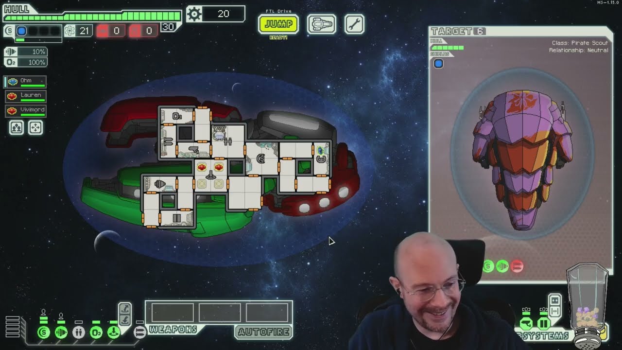 FTL Hard mode, WITH pause, Viewer Ships! The Fission, 3rd run