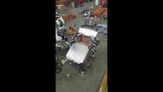 Sunroof robot hemming workshop trial