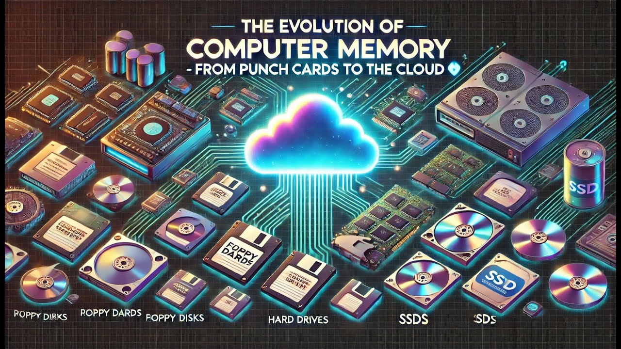 The Evolution of Computer Memory - From Punch Cards to the Cloud 💾☁️# ...