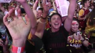 Fans erupt as Cleveland Cavaliers win 2016 NBA Championship over Warriors in Game 7