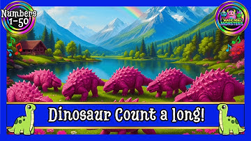 Dinosaur Count a long! | Counting Dinosaurs 1-10 | Fun | Magic Mini Monsters #magicminimonsters