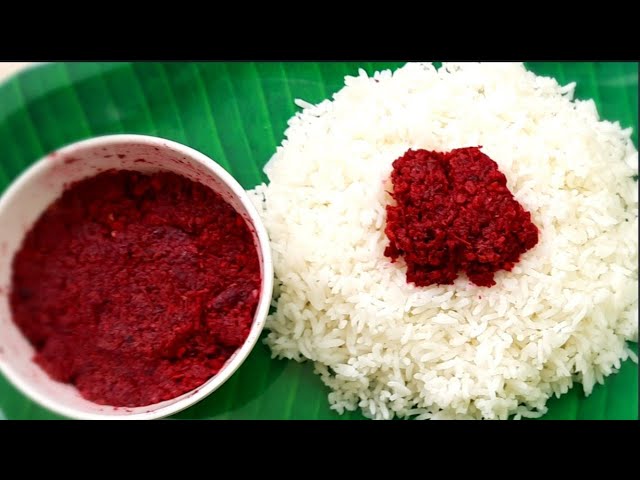 Beetroot chutney Recipe | Beetroot Pachadi | Beetroot Chutney | N COOKING ART