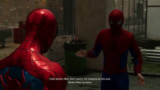 Spider-Man PS4 | HILARIOUS FAKE SPIDER-MAN Side Mission - Spider-Men | 1080p