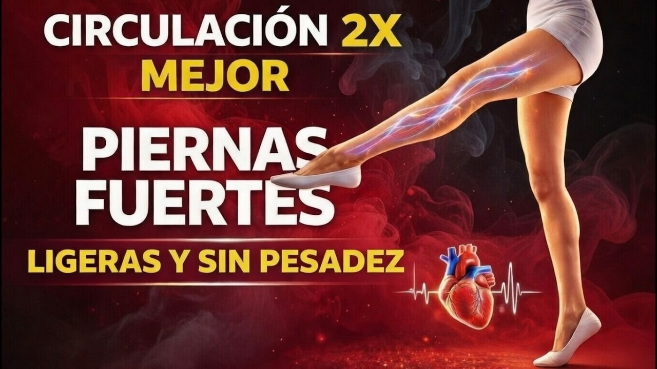 PIERNAS Fuertes y Ligeras: Ejercicios para DUPLICAR tu Circulación Y Eliminar la Hinchazón