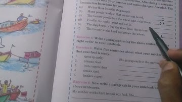 Sindh Text | Class Four | English | Unit 3.3 | Exercises 3 and 4