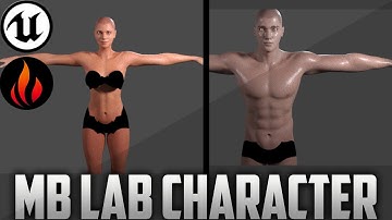 Unreal Engine 4 - Manuel Bastioni Lab Character Creation #3