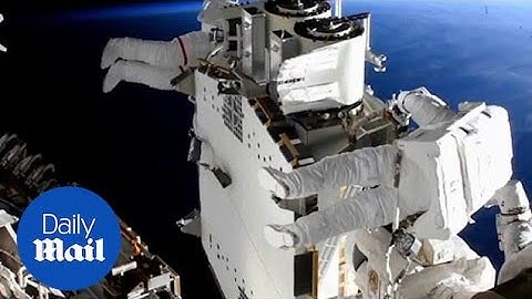 NASA astronauts on the ISS complete over six-hour spacewalk to install solar array