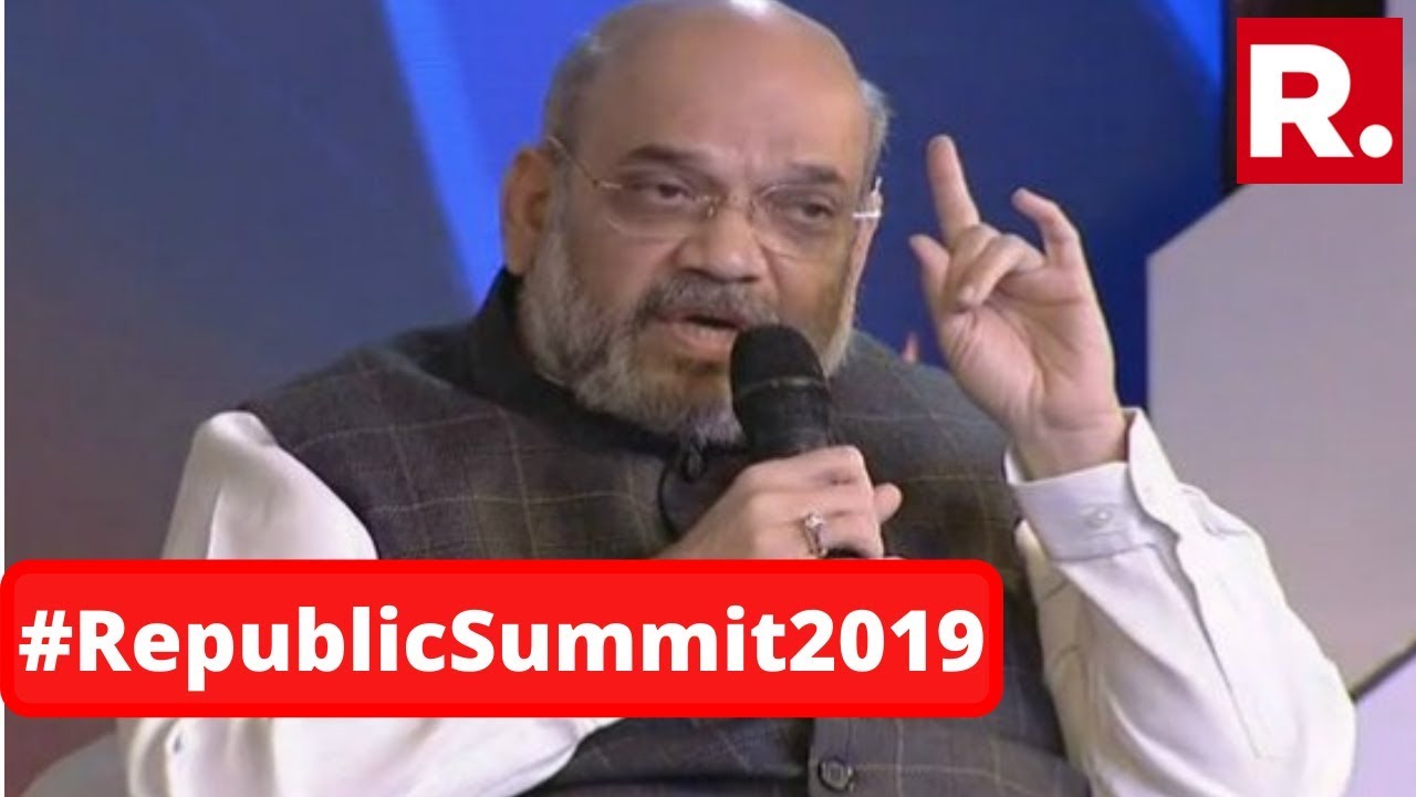 Republic Summit Home Minister Amit Shah Speaks On His 'Jaan De Denge