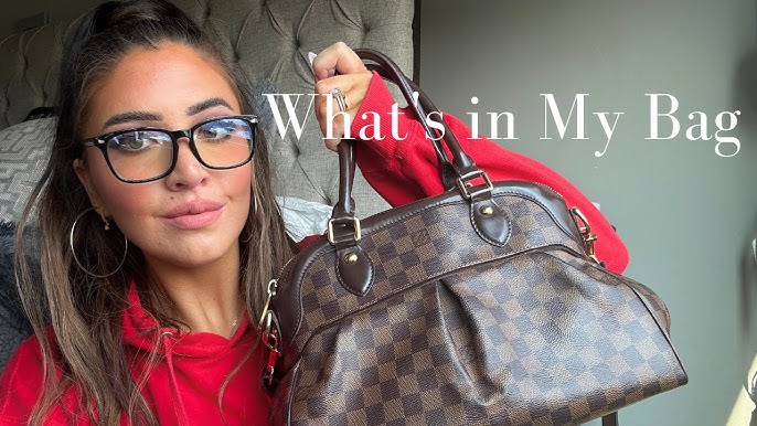 WHAT'S IN MY BAG 2021  LOUIS VUITTON MONOGRAM TROUVILLE..*REDO