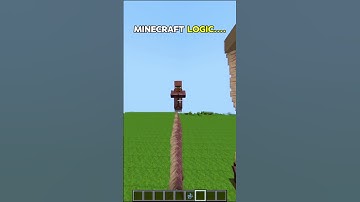 Minecraft Logic🤔 (はいよろこんで) #minecraft #shorts