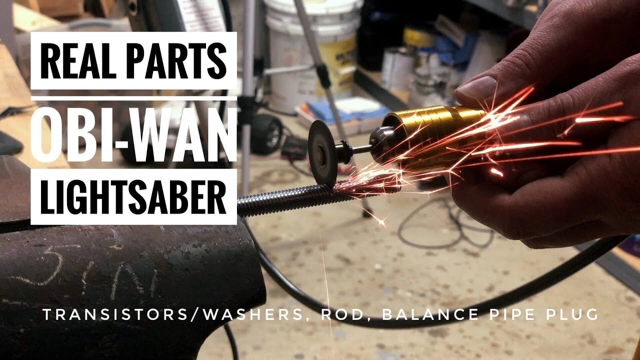 Real Parts ObiWan Kenobi Lightsaber Misc Parts YouTube
