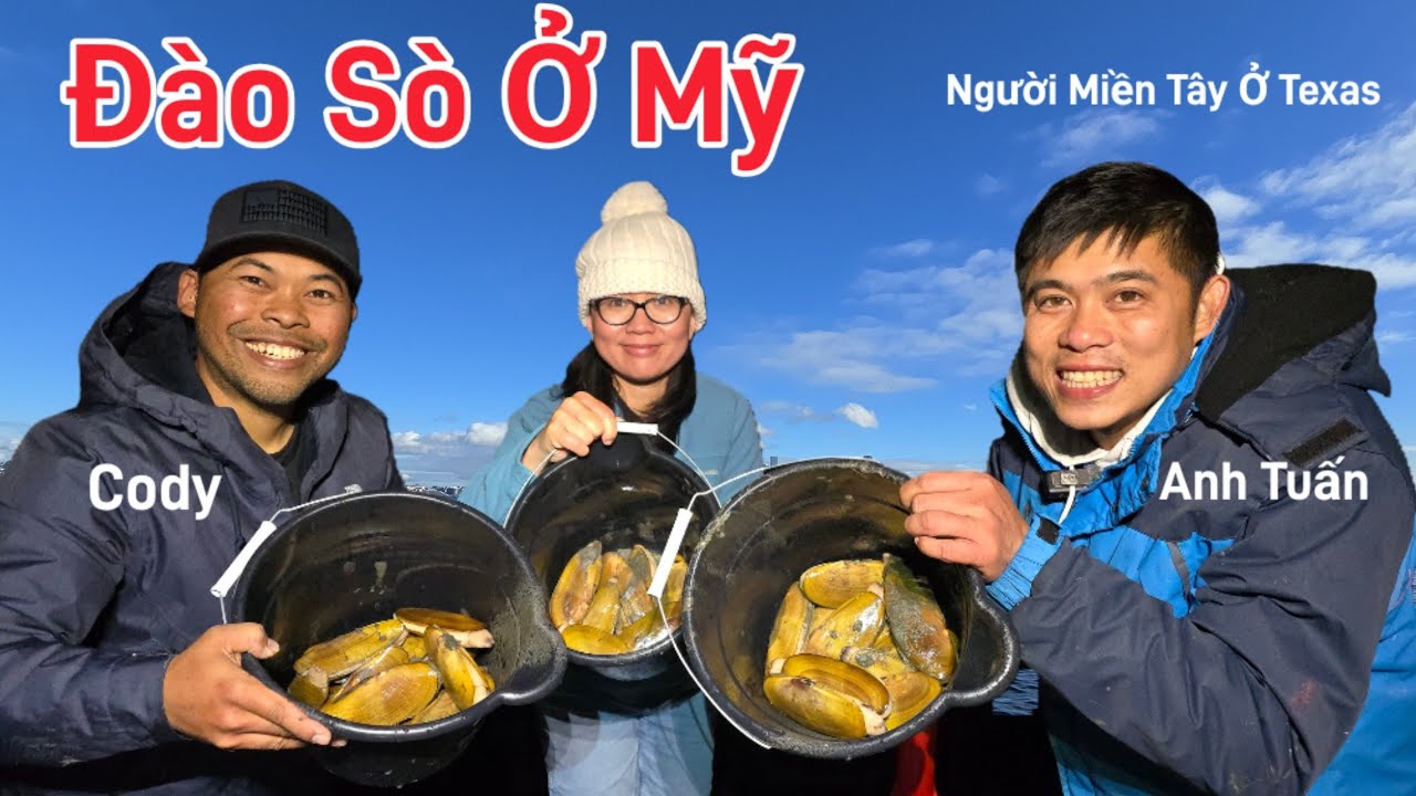 Vợ chồng Cody Đi Đào Sò Cùng Anh Tuấn Miền Tây 