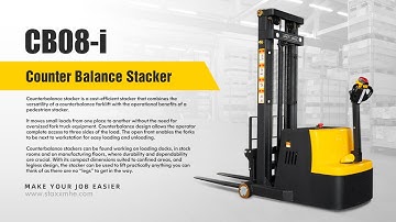 [STAXX] CB08-i Light Duty Counter Balance Stacker with Intelligent Handle