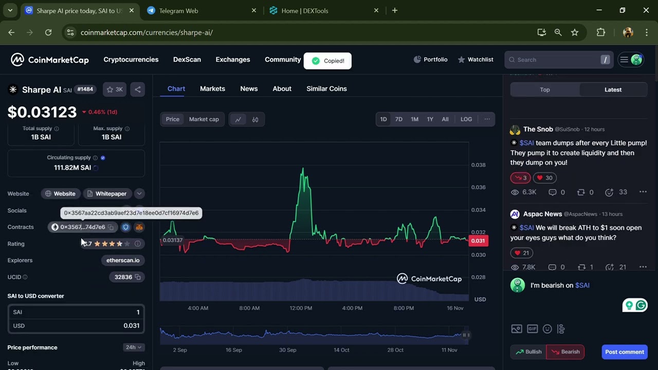 Is Sharpe AI (SAI) Token Legit or Scam ?? - YouTube