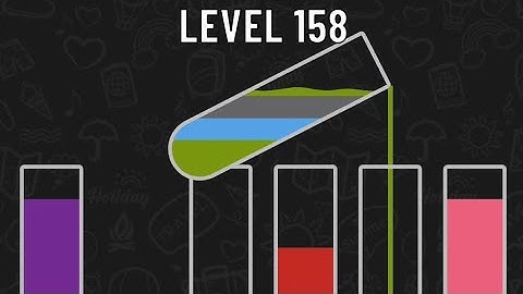 Water Sort - Color Puzzle Game | Level 158