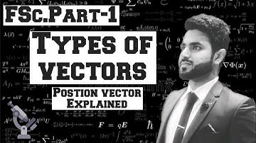 FSc.Part-1 Physics | Types of Vectors | What is a position vector | Explained by Waqas Haneef.