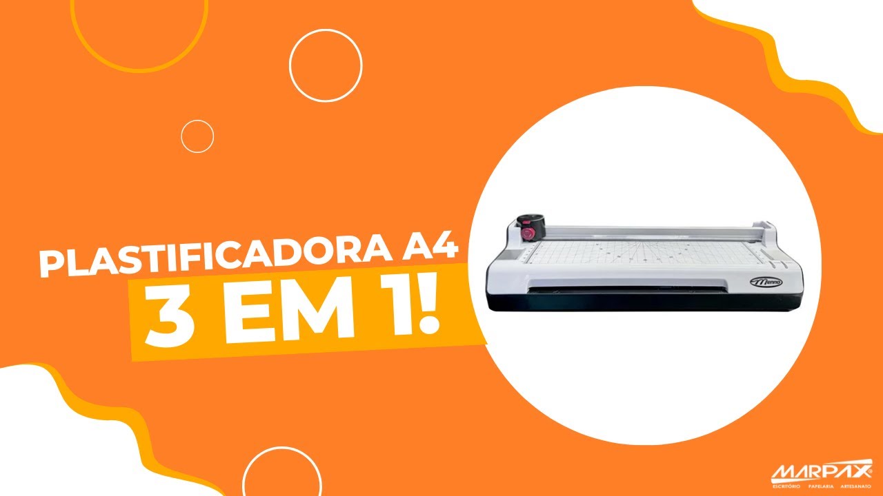 Capa do vídeo Conheça a nova Plastificadora A3 + Refiladora + Canteadeira 320E Marpax