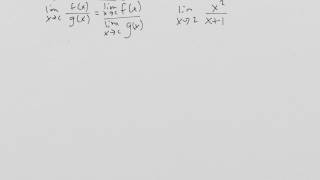 Calculus - 1.3 Evaluating Limits Analytically - TPC