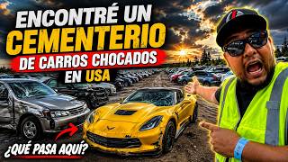 ENCONTRE UN CEMENTERIO DE CARROS CHOCADOS EN USA QUE PASA CON ELLOS