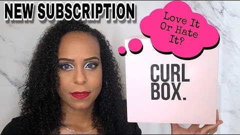 CurlBox Unboxing | My First Curly Hair Box | September 2019 | JackieNaturals