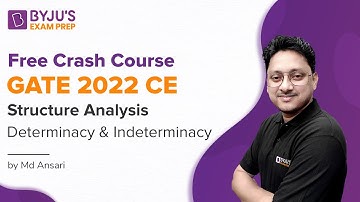 GATE CE 2022 | Structure Analysis | Determinacy and Indeterminacy | Md Ansari sir