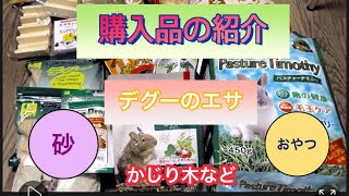 【デグー】小動物デグー用の商品紹介　【Degu】