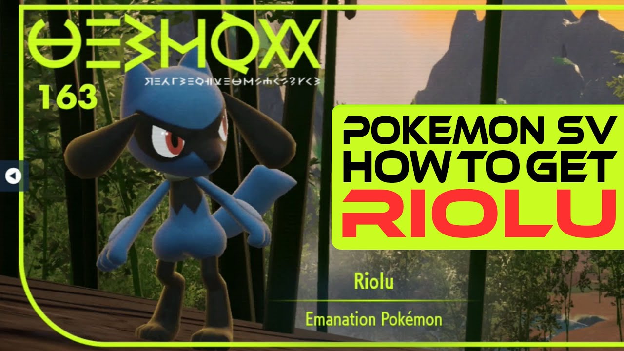 Pokemon Scarlet and Violet Riolu location: How to get Riolu and Lucario