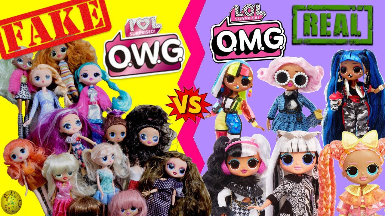 Fake Lol Omg Vs Real Lol Omg Full Collection Of Dolls! Fake Lol Omg Vs Real  Omg Collection Yaydaytv - Youtube