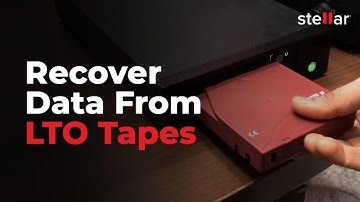 Stellar Data Recovery for Tape to Recover Data from LTO 9, 8, 7, 6, 5, 4 and Below Magnetic Tapes!