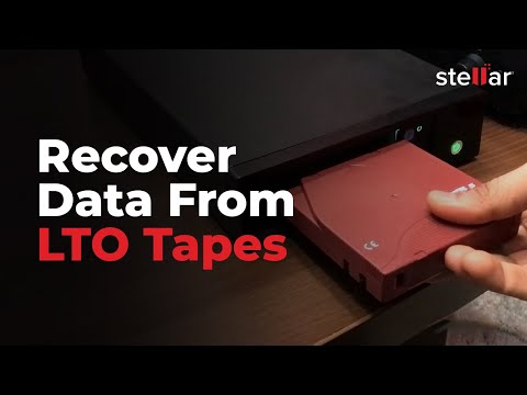 Stellar Data Recovery Recovery for Tape to Recover Data from LTO 8, 7, 6, 5, 4 and Below!