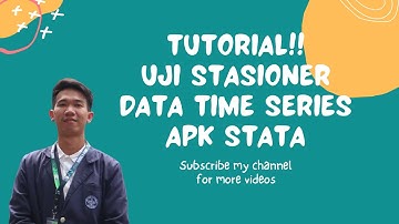 TUTORIAL!!!... UJI STASIONER DATA TIME SERIES STATA
