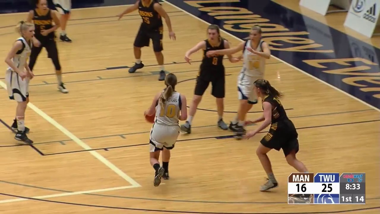 20170120 TWU Women's Basketball Highlights vs Manitoba YouTube