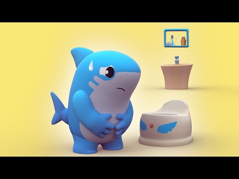 Песня о горшке | Shark Academy | Песни для детей и младенцев